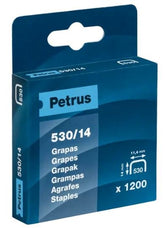 GRAPAS CLAVADORA 530/14 BLISTER 1200 UN | 1 UNIDADES | (PETRUS)